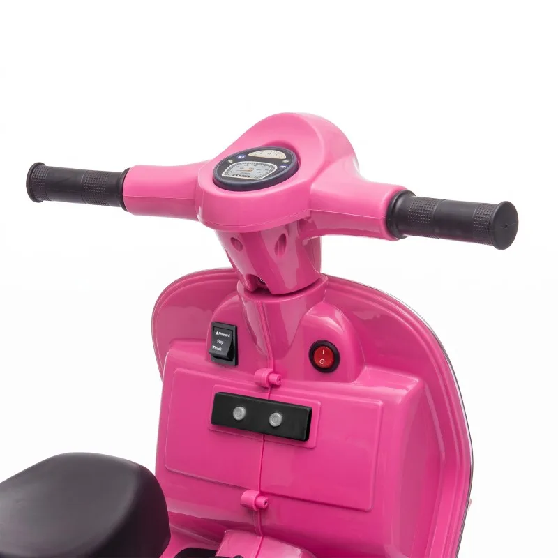 Vespa - PX150 ROSE - Rose - Scooter électrique enfant - Licence officielle - Design Rétro - Marche avant et arrière - miniature 2 - Zenkaa