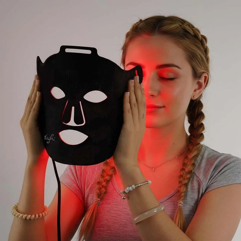 YOGHI - LUNE DE SOIE BLACK - Masque facial LED - 4 longueurs d’onde - Télécommande - miniature 9 - Zenkaa