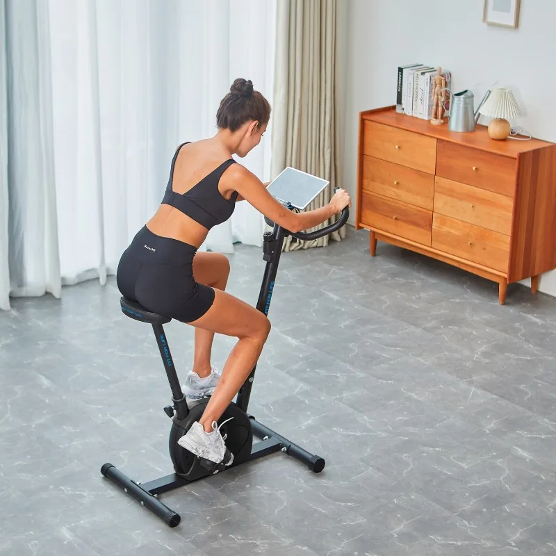 Fit For Life BE BIKE V5 Connecté Black - Vélo d’Appartement Connecté - Application Fitness - Écran LCD - Capteurs Cardiaques - miniature 4 - Zenkaa