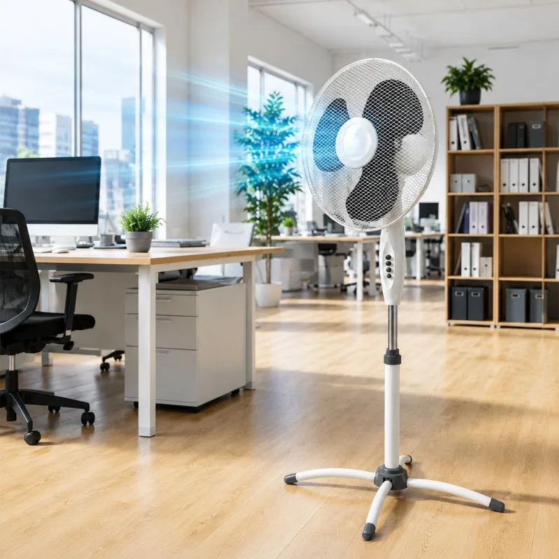 Ventilateur sur Pied 40cm – 45W – Hauteur Réglable - miniature 2 - Zenkaa