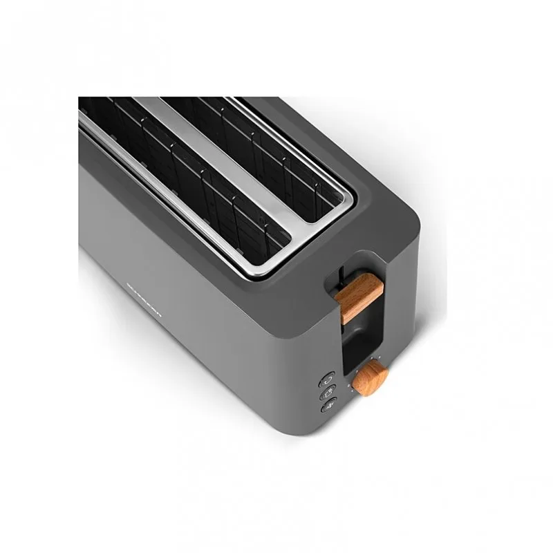 Schneider - SCTON2LG - Gris orage - Grille-pain longue fente Fjord - 2 fentes - 1550 W - miniature 3 - Zenkaa