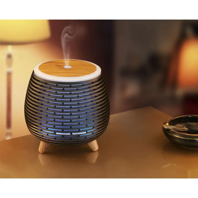 Diffuseur d'arôme, humidificateur et lampe Ultrasonique AROMI noir Yoghi - miniature 6 - Zenkaa