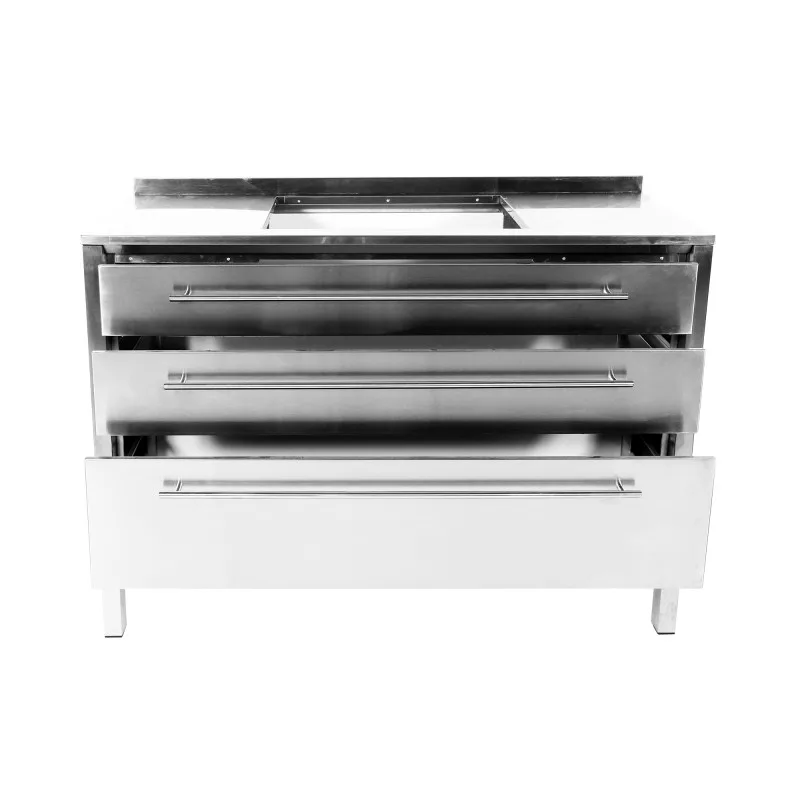 Table encastrable pour plaque de cuisson avec tiroirs 2CX5 DE DIETRICH - miniature 3 - Zenkaa