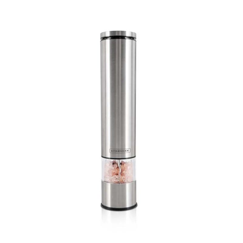 Kitchencook - SALT AND PEPPER  - Set moulins à sel et poivre électriques inox - 2 pièces - miniature 3 - Zenkaa