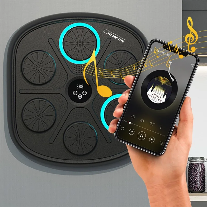 Fit For Life AIRBOXING I - Machine de Boxe Électronique Murale Bluetooth - 9 Vitesses - Gants Inclus - miniature 6 - Zenkaa