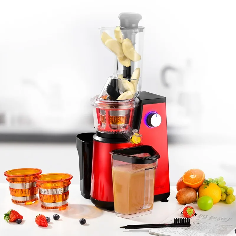 Kitchencook - Extracteur de jus ULTIMATE_RED - 400 W 60-80 tr/min - 3 tamis - miniature 4 - Zenkaa