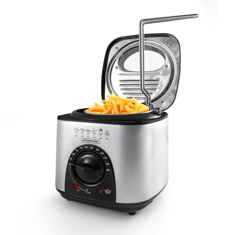 Friteuse électrique 2en1 avec service à fondue LITTLE FRY Kitchencook - Reconditionné - miniature 7 - Zenkaa