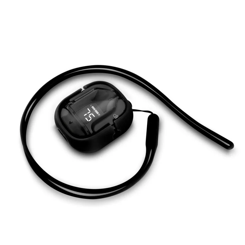 DynaBass - RX52_BLACK - Noir - Écouteurs TWS Bluetooth 5.1 - Écran LED - IPX2 - miniature 6 - Zenkaa