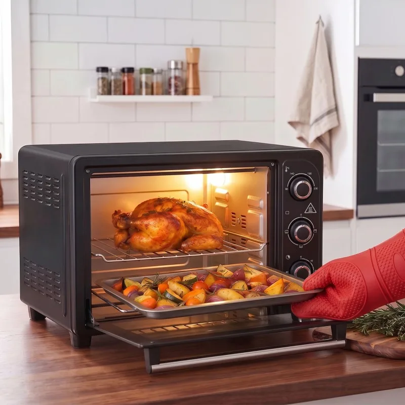 King D'Home - KDEO821B - Noir - Mini-four 21 L - Convection naturelle - Minuterie 60 min - 1380 W - miniature 2 - Zenkaa