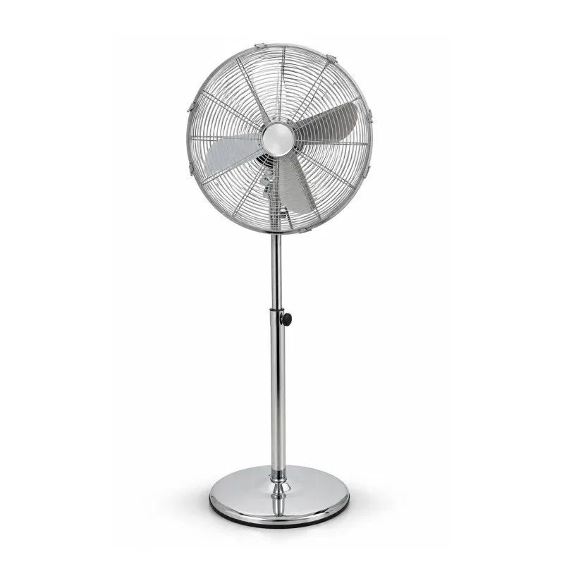 Ventilateur sur Pied Rétro en Métal 40 cm – Gris 50W - miniature 4 - Zenkaa