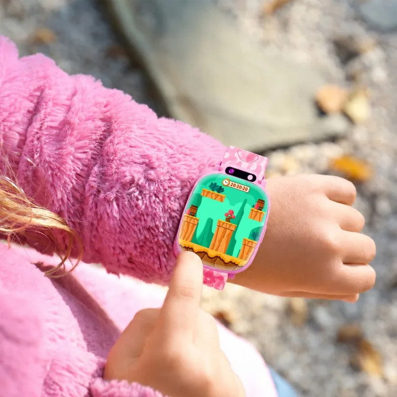 SnapWatch - INWATCH GIRLY GPS - Montre connectée pour enfant 1.88" GPS jeux caméra - miniature 4 - Zenkaa