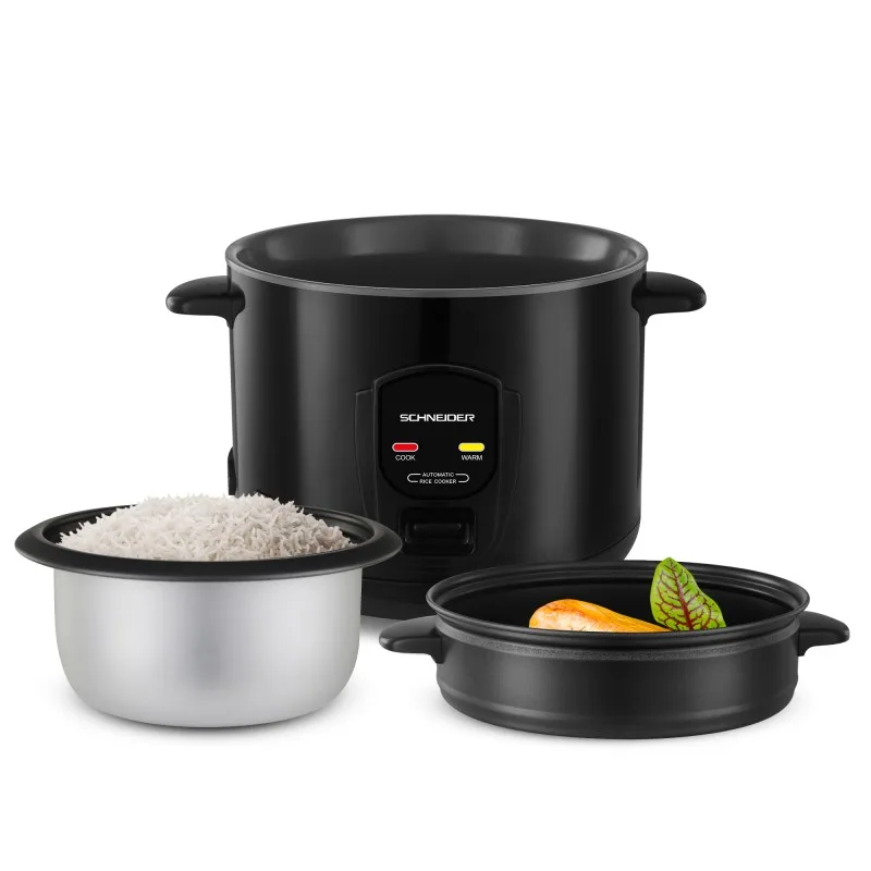 Schneider - Cuiseur à riz SOUFFLE DE RIZ - 700 W 1,8 L - Panier vapeur - miniature 5 - Zenkaa