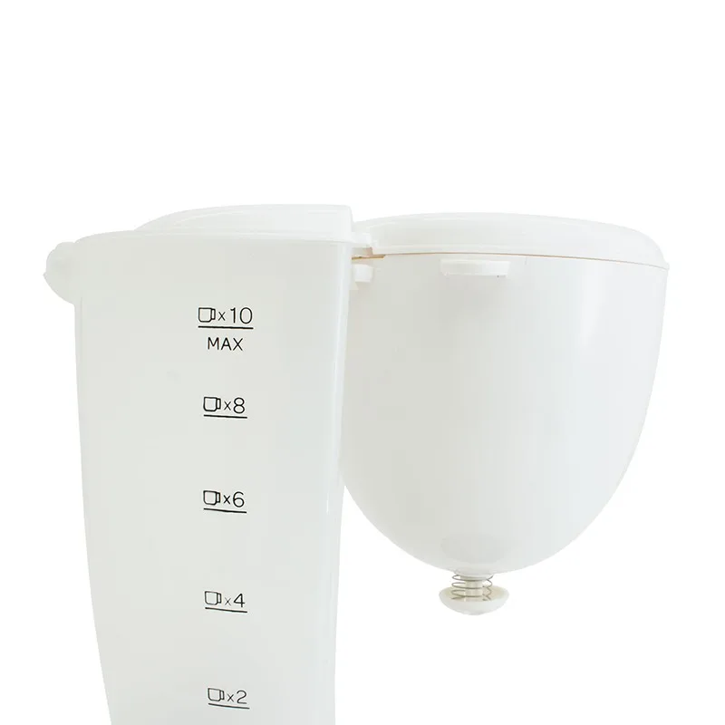 Cafetière 10 tasses avec filtre permanent amovible SCH1012 blanc Schmit - miniature 6 - Zenkaa