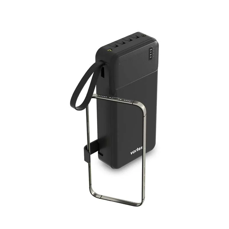 Vortex - POWERHUB 15C - Batterie externe 15000 mAh - 4 appareils - Câbles intégrés - miniature 4 - Zenkaa