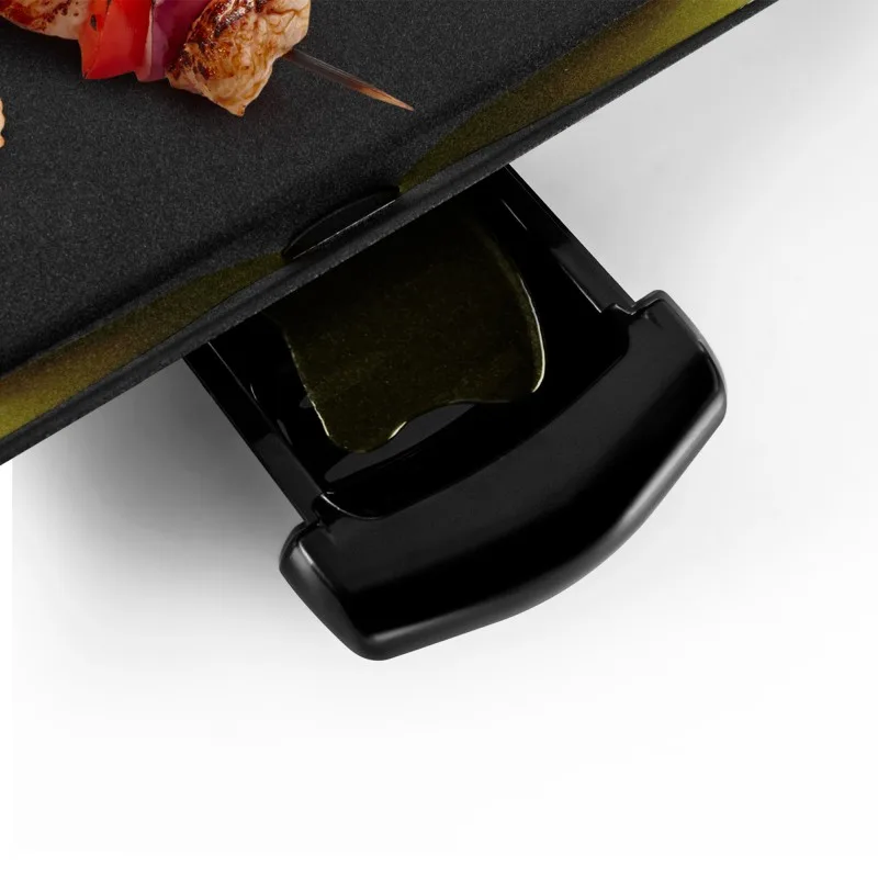 Schneider - Plancha électrique XXL - 1800 W - Thermostat 5 niveaux - Antiadhésive - miniature 5 - Zenkaa
