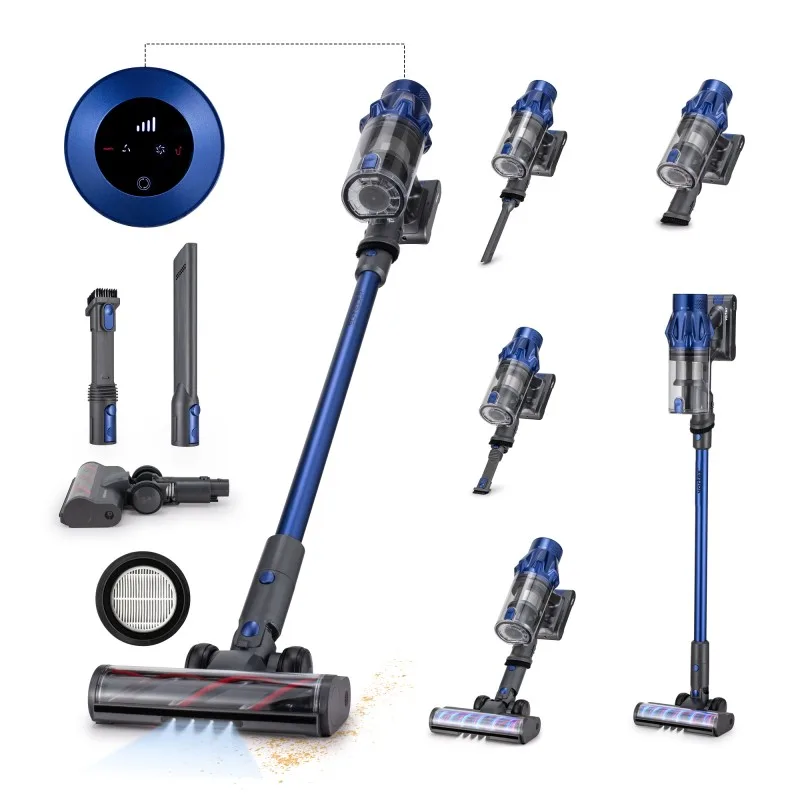 Vortex - F30 - Aspirateur balai sans fil - 24 kPa - 45 min d'autonomie - 300W - miniature 3 - Zenkaa