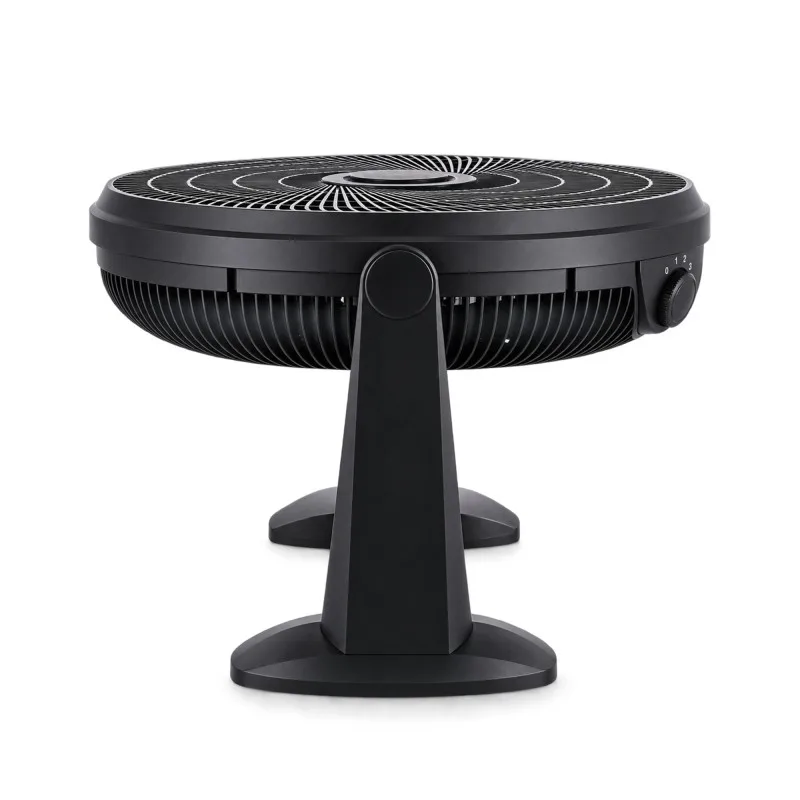 Ventilateur de Sol et table Rond Inclinable 36 cm – Noir 50W - miniature 5 - Zenkaa