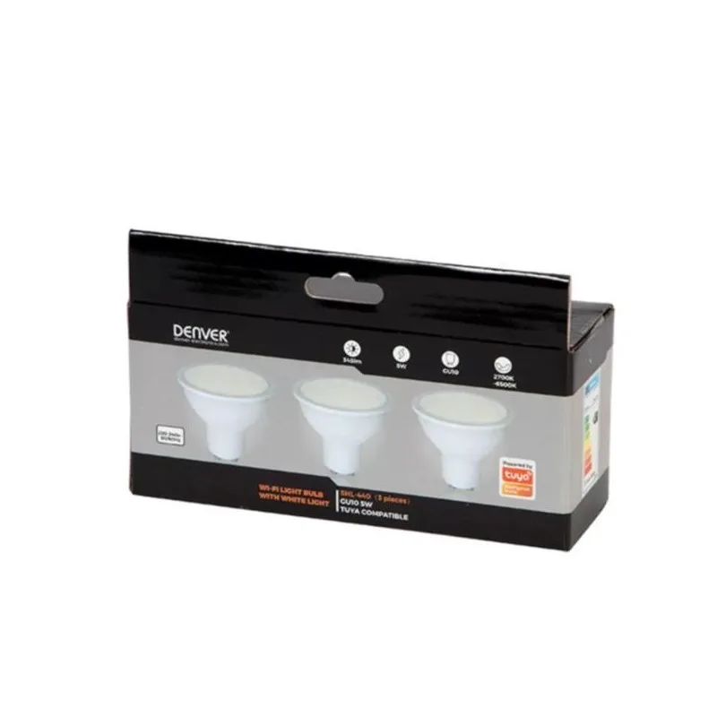 Lot de 3 ampoules connectées SHL440_X3 de la marque Denver - miniature 4 - Zenkaa
