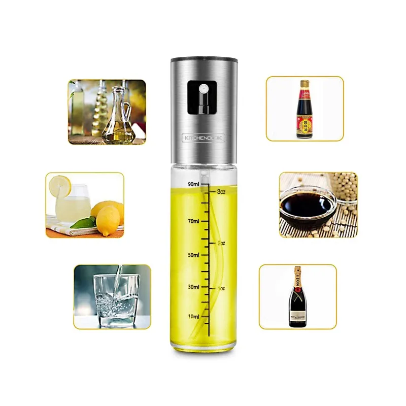 Kitchencook - SPRAY90 - Spray huile verre 90 ml acier inoxydable - miniature 4 - Zenkaa