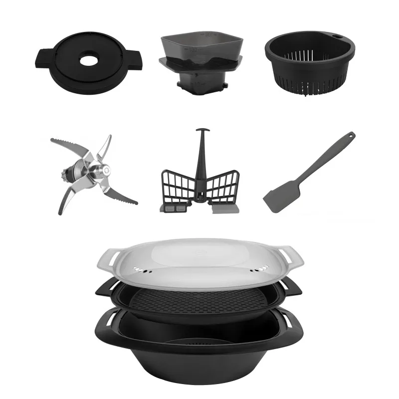 Kitchencook - CUISIO PI - Robot cuiseur multifonction connecté Wi-Fi - Écran tactile - 1700 W - miniature 8 - Zenkaa