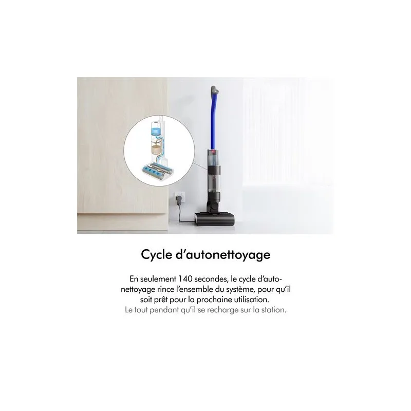 Dyson - WashG1 486236-01 - Noir/Bleu - Aspirateur balai - Nettoyeur de sols - Auto-nettoyage - miniature 4 - Zenkaa