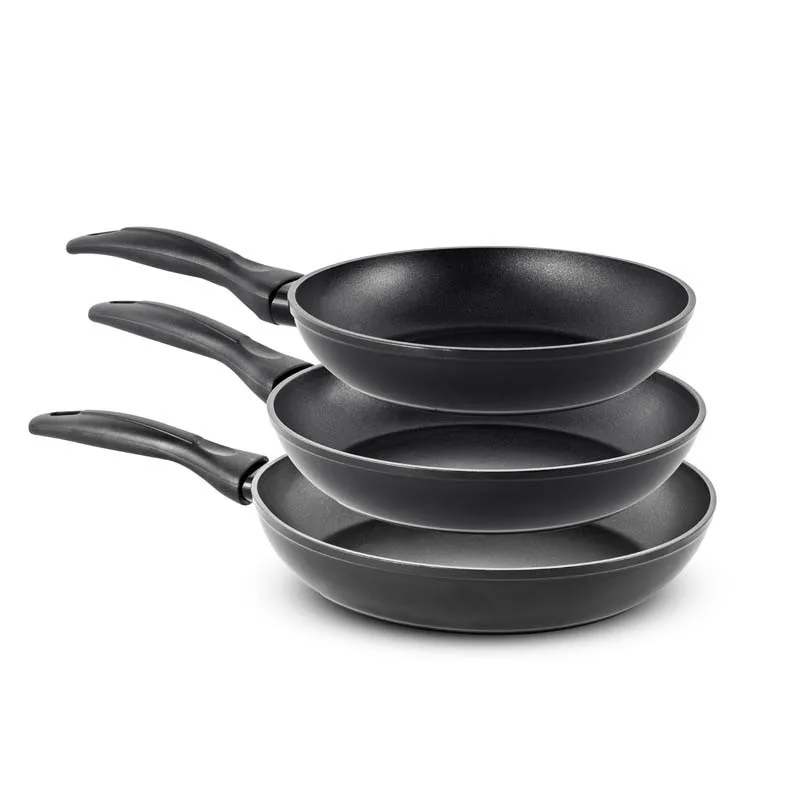 Set 3 poêles aluminium forgé anti adhésif TFI LAETI Durand Dupont - miniature 2 - Zenkaa