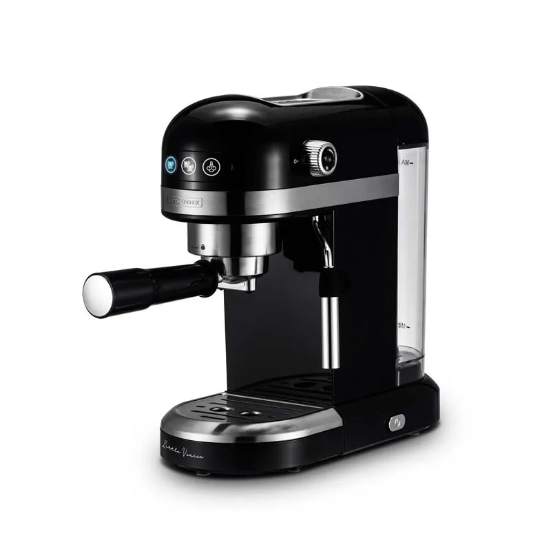 Machine à expresso 19 bars avec buse en inox LITTLE VENICE noir Kitchencook - miniature 6 - Zenkaa