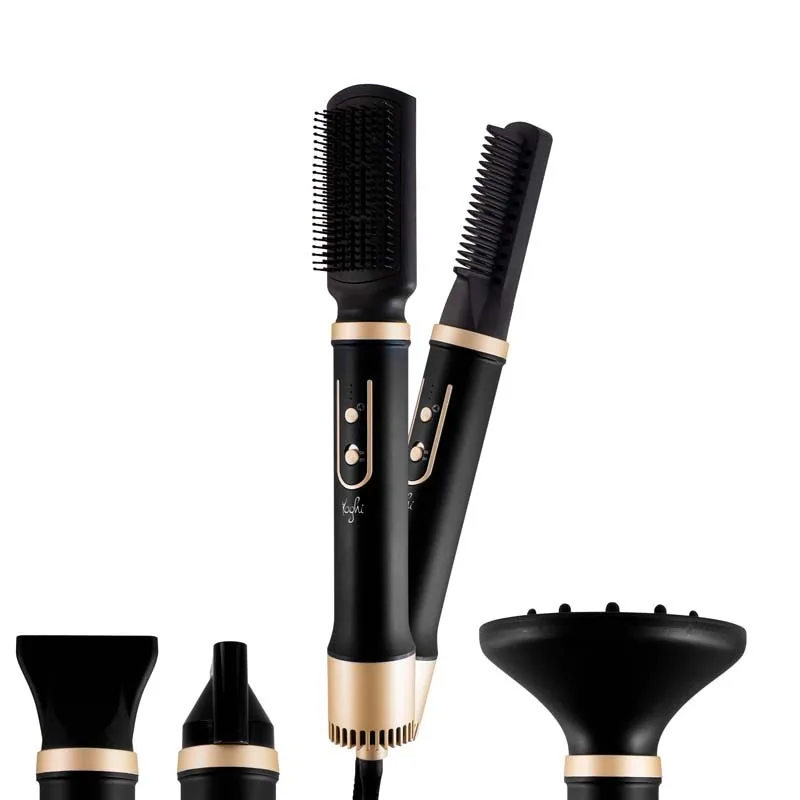 Yoghi - Brosse chauffante multifonction 11en1 - Malette de transport -  11 embouts de coiffure - miniature 4 - Zenkaa