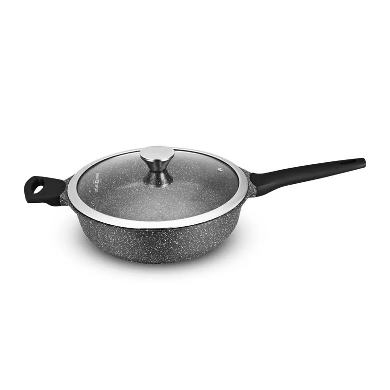 Sauteuse fonte d'aluminium 24cm anti adhésif TFI GISORS Durand Dupont - miniature 3 - Zenkaa