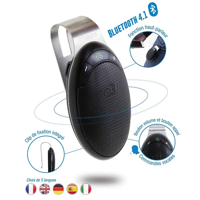 Kit mains-libres Dynabass bluetooth DYNACAR - miniature 2 - Zenkaa