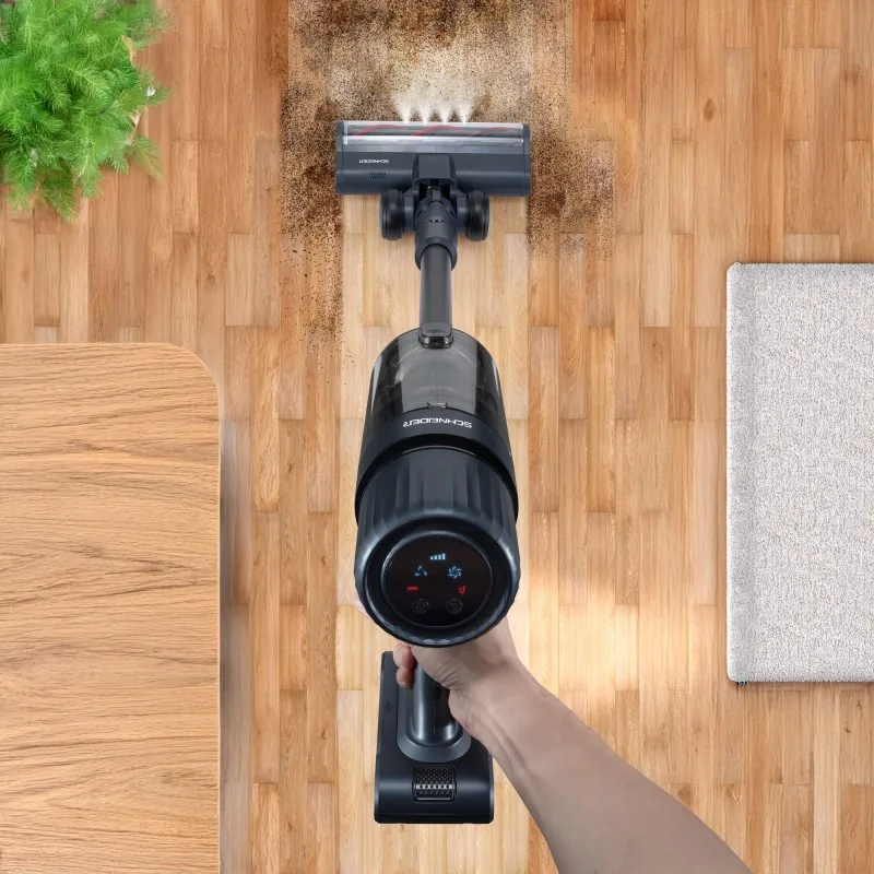 Schneider - SCH V20 - Noir - Aspirateur balai sans fil LED - 140W - Filtration HEPA - miniature 5 - Zenkaa