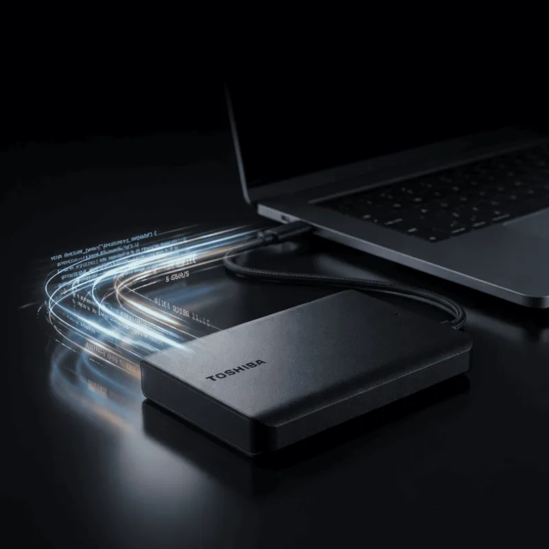 Toshiba - HDTB540EK3CA - Noir - Disque dur externe 2.5" - 4 To - USB 3.2 - miniature 2 - Zenkaa