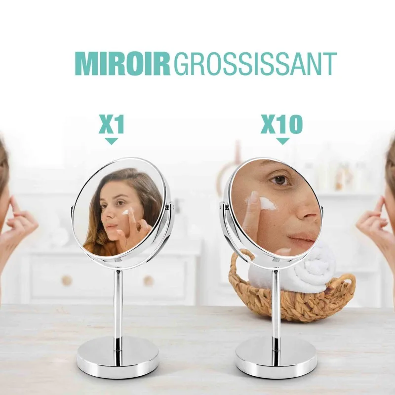 Yoghi MRR3 – Miroir grossissant x10 double face 360° Ø 15 cm - miniature 5 - Zenkaa