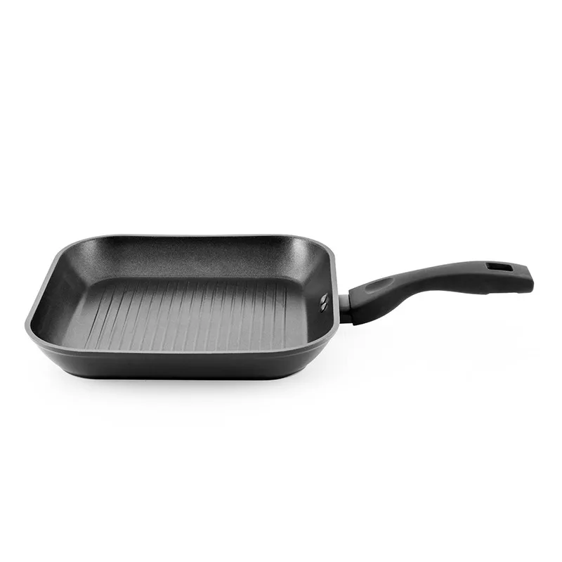 Grill aluminium forgé anti adhésif TFI 28cm NOA Kitchencook - Zenkaa