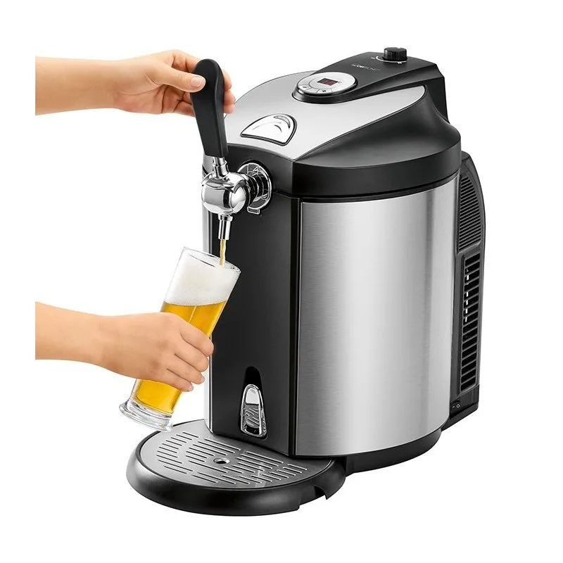 Clatronic - BZ3740 - Inox/Noir - Tireuse à bière 5 L - CO2 - Température 2 à 12 °C - miniature 2 - Zenkaa
