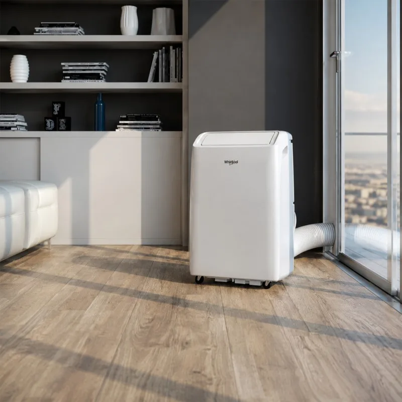 Whirlpool - PACF212HP W - Blanc - Climatiseur mobile réversible - 12000 BTU - Wi-Fi - miniature 2 - Zenkaa