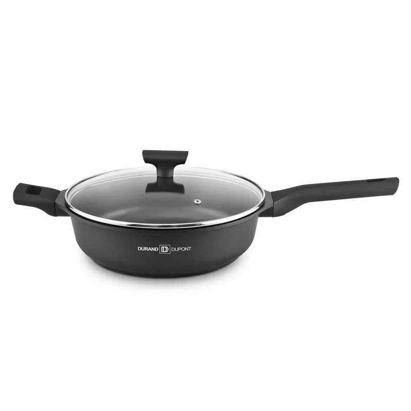 Sauteuse fonte d'aluminium 24 cm anti adhésif ARTIST Durand Dupont - miniature 2 - Zenkaa