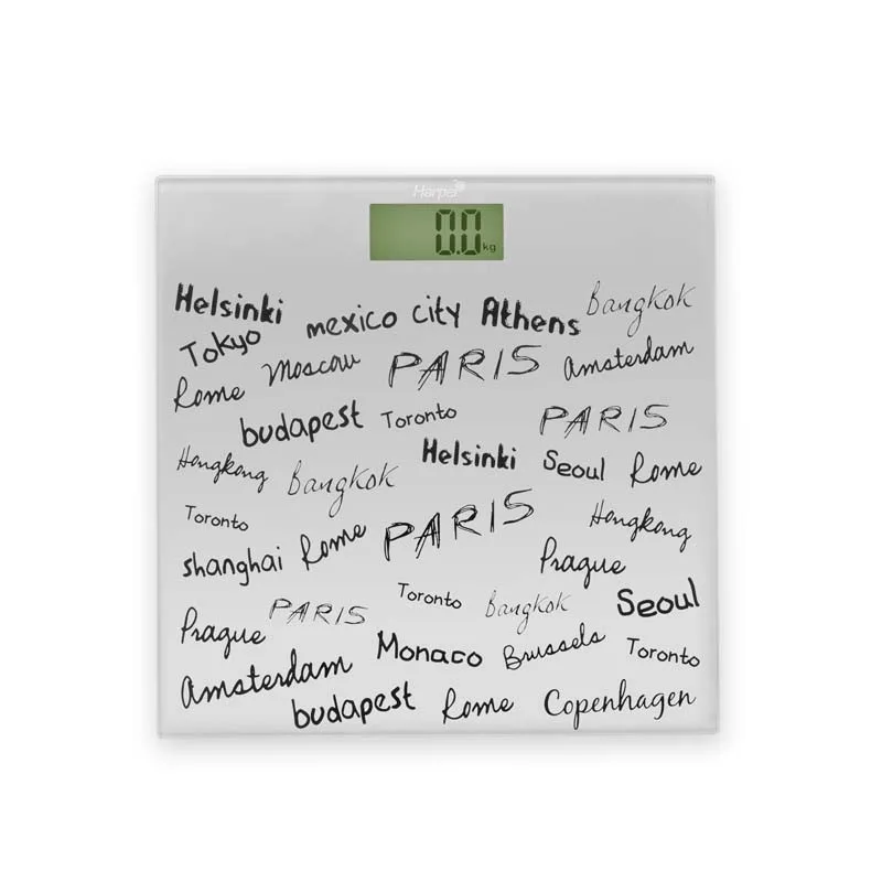 Pèse personne extra slim HWS50 gris Harper - Zenkaa