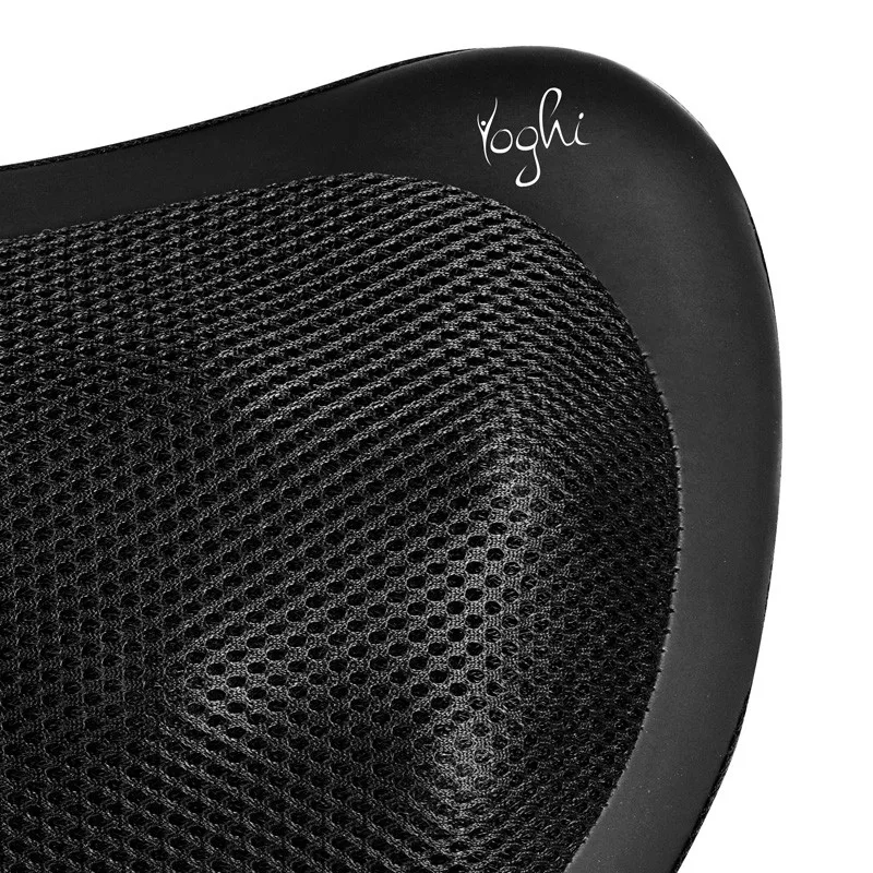 Yoghi – Coussin de massage Shiatsu – Noir - 8 têtes – Chauffant – Multiusage – 20W - miniature 5 - Zenkaa