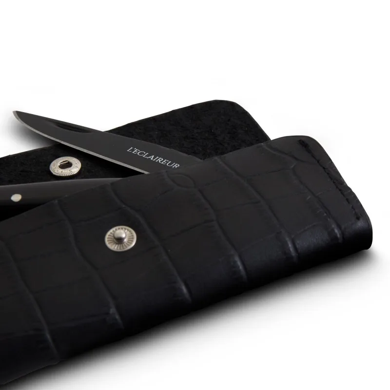 Pochette en cuir pour couteau VERITABLE - miniature 2 - Zenkaa