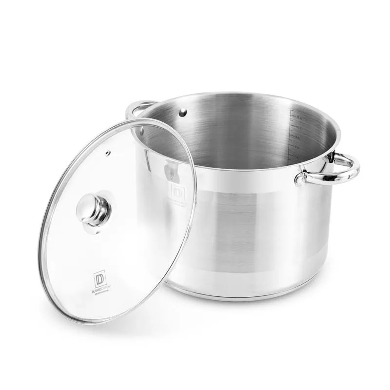 TRAITEUR EN ACIER INOXYDABLE 28CM AVEC COUVERCLE CATERING TT28TFI DE DURAND DUPONT - miniature 7 - Zenkaa