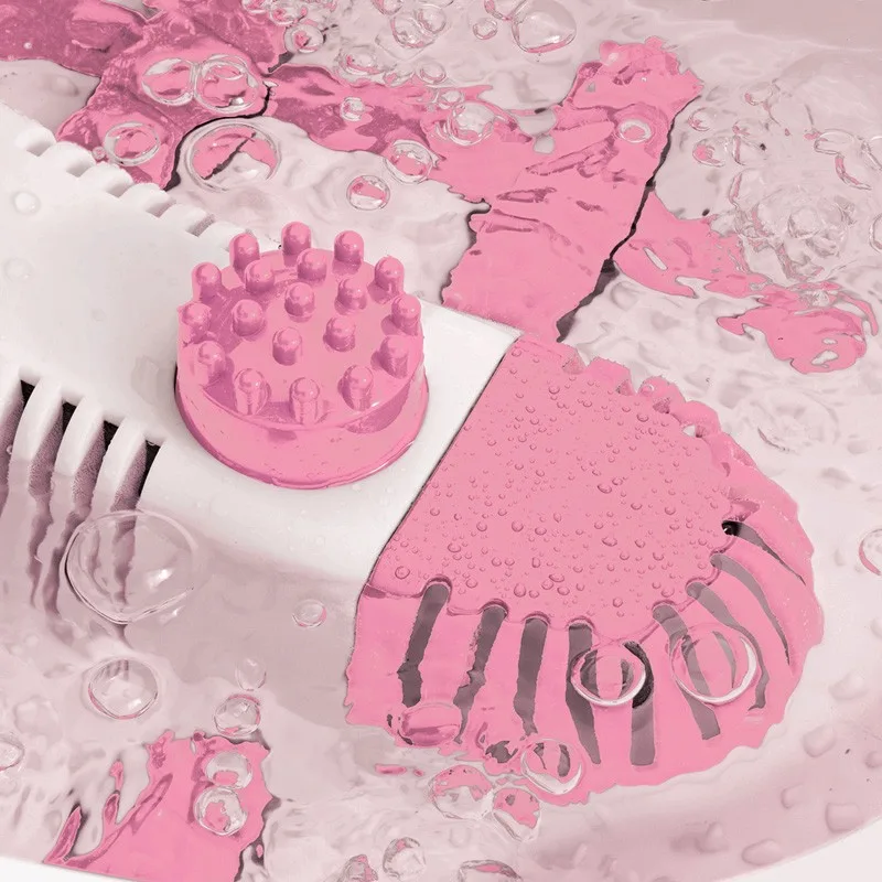 Bain de pied massant et pédicure HFM800 Yoghi rose - miniature 6 - Zenkaa