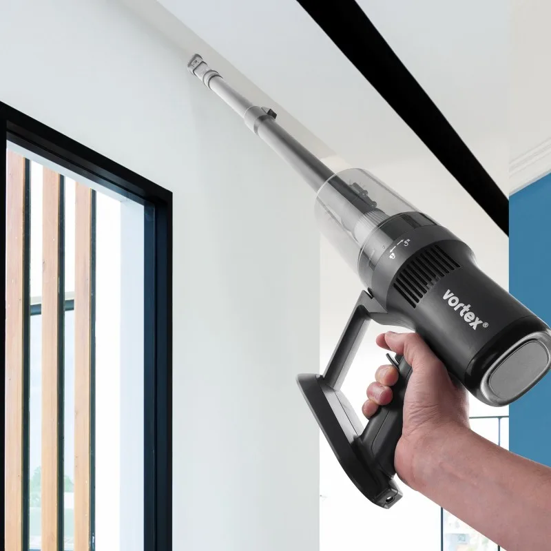 Vortex - Aspirateur balai 2en1 sans fil - 140W - Autonomie(40min) - Filtre Hepa - Fourni avec support mural - miniature 4 - Zenkaa