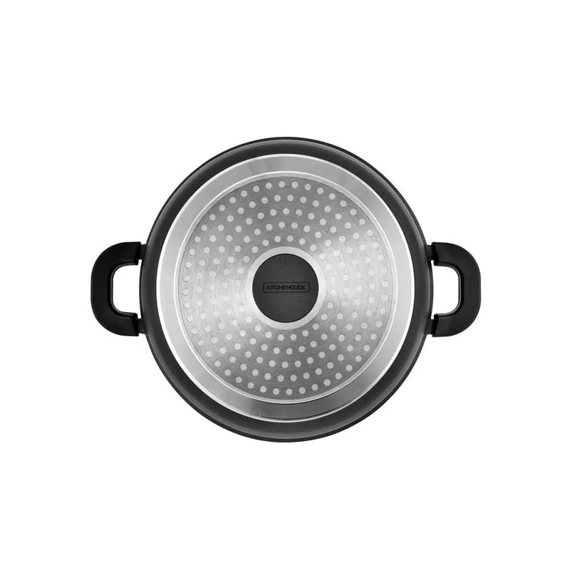 Faitout en fonte d'aluminium de 40 cm LEON FT40TFI de Kitchencook - miniature 5 - Zenkaa