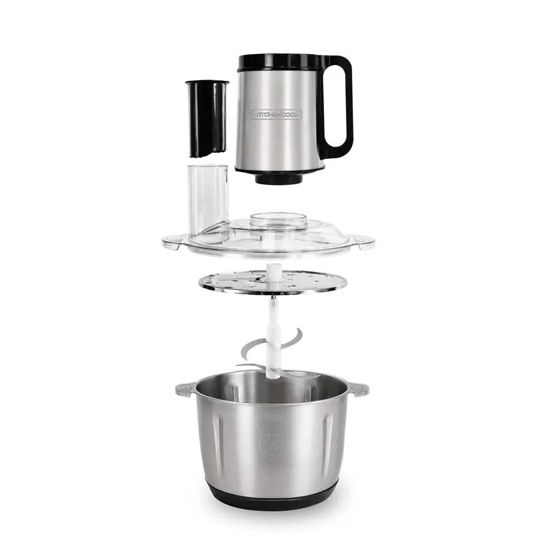 Kitchencook - SLIMIX5 - Hachoir-mixeur multifonction - 5 L - 800 W - Digital - miniature 5 - Zenkaa