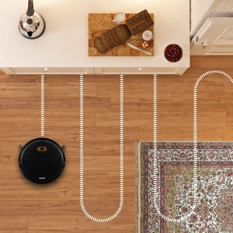 Vortex - BOT30 - Aspirateur robot laveur connecté - Gyroscope - 1800Pa - miniature 2 - Zenkaa