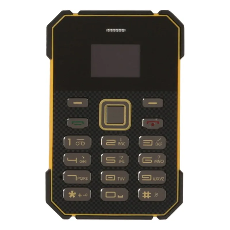 Dynabass - Nanophone - 500 numéros - Micro carte sim - Bluetooth - Composeur - Micro USB - Mains libres - Noir - Zenkaa