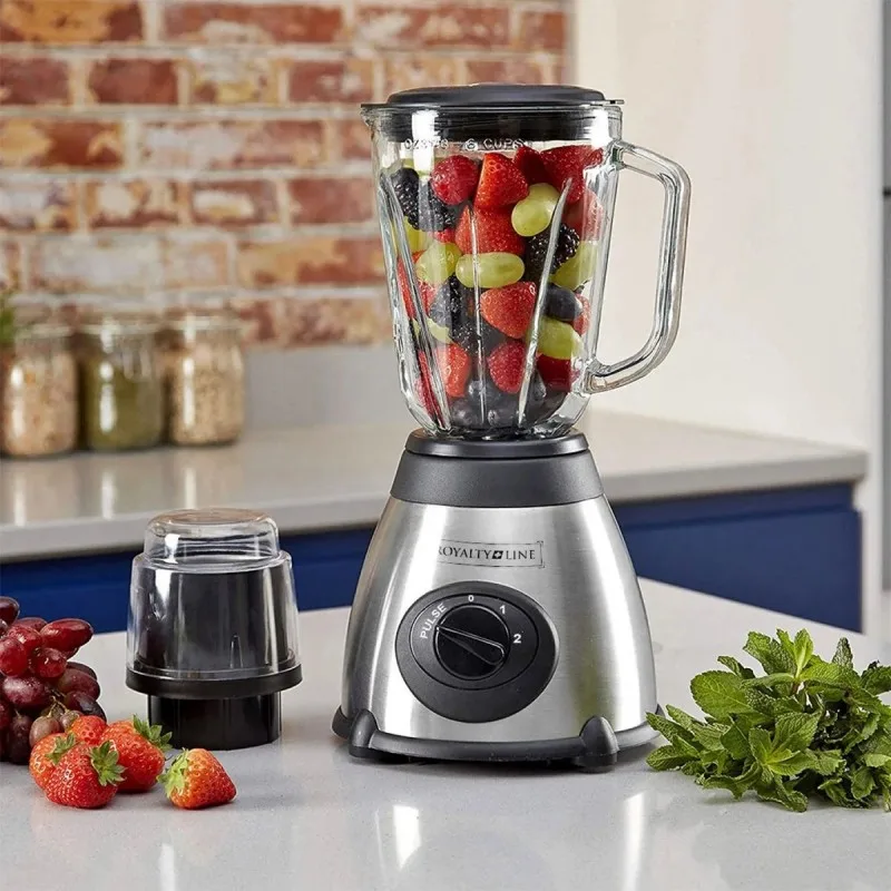 Blender 800W 1.5 litre 3 vitesses Acier inoxydable de Royalty Line - miniature 2 - Zenkaa
