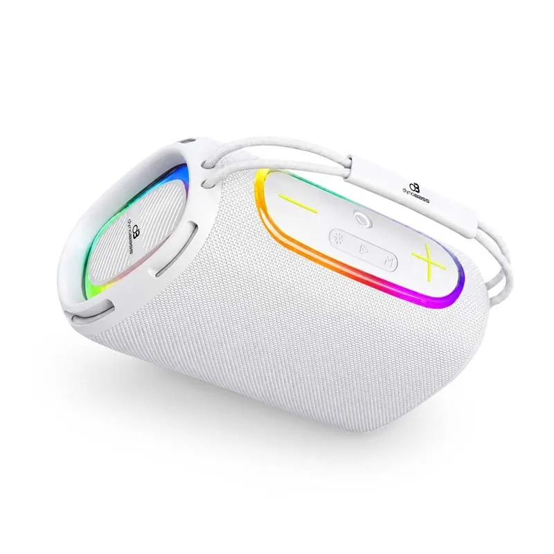 Dynabass - DBE40 X WHITE - Enceinte sans fil puissante - LED RGB - miniature 2 - Zenkaa