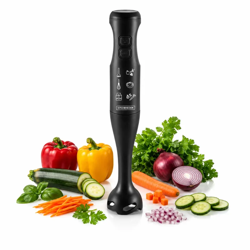KitchenCook - MATT_X - Noir - Mixeur plongeant - 350 W - 2 vitesses - miniature 2 - Zenkaa